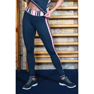 Kép 2/4 - STRIPES CORAL NŐI FITNESS HOSSZÚ NADRÁG, 36-os méret