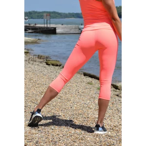 Kép 2/3 - Korall basic női fitness sport capri nadrág