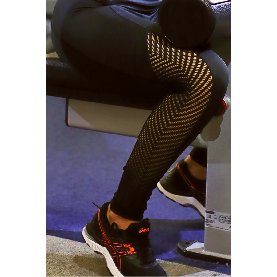 Fekete lace sport leggings