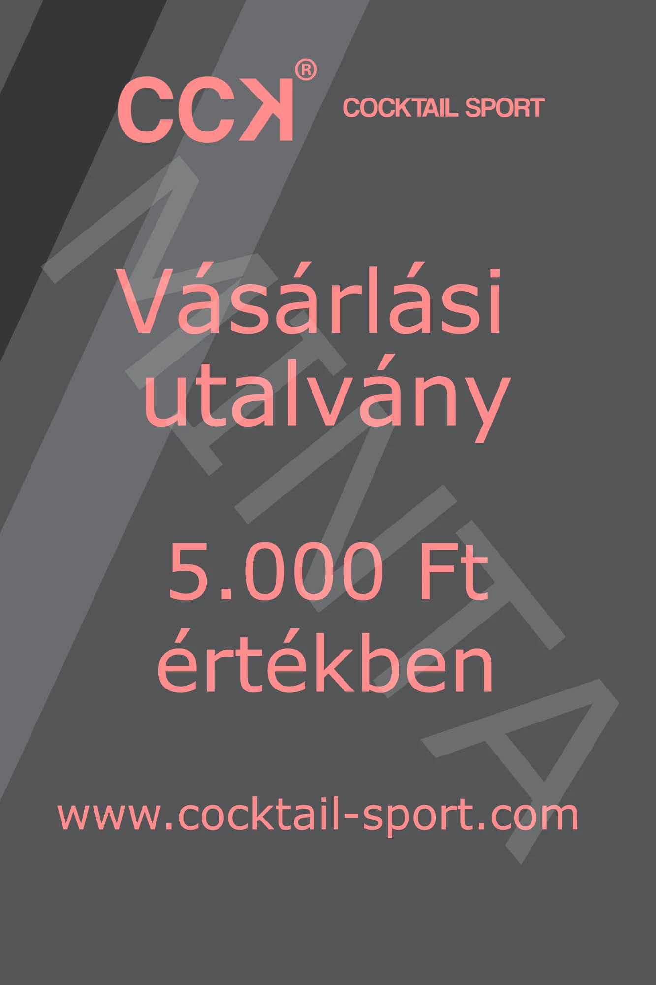 5000 Ft értékű vásárlási utalvány